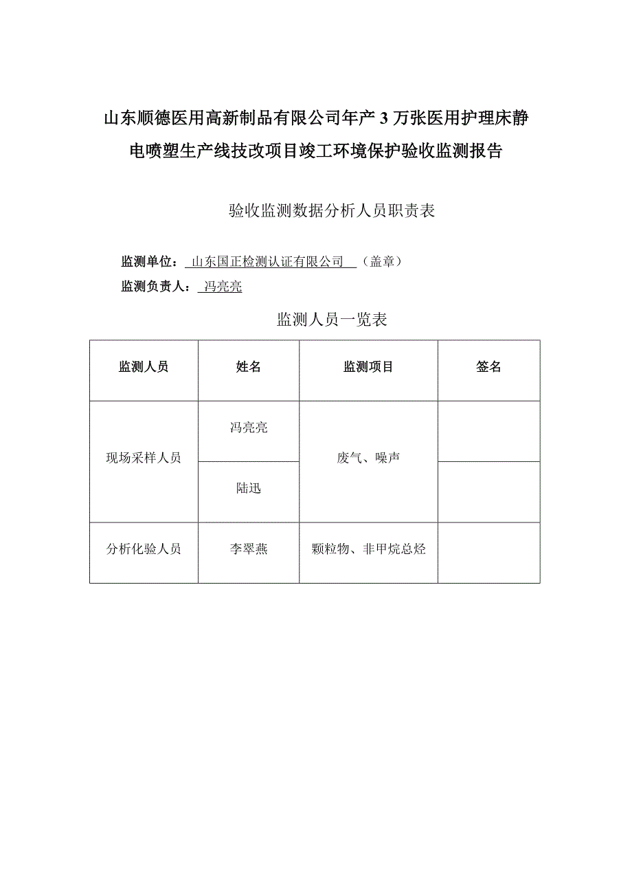 竣工环境保护验收报告公示：年产万张医用护理床静电喷塑生产线技改项目自主验收监测调查报告.doc_第4页