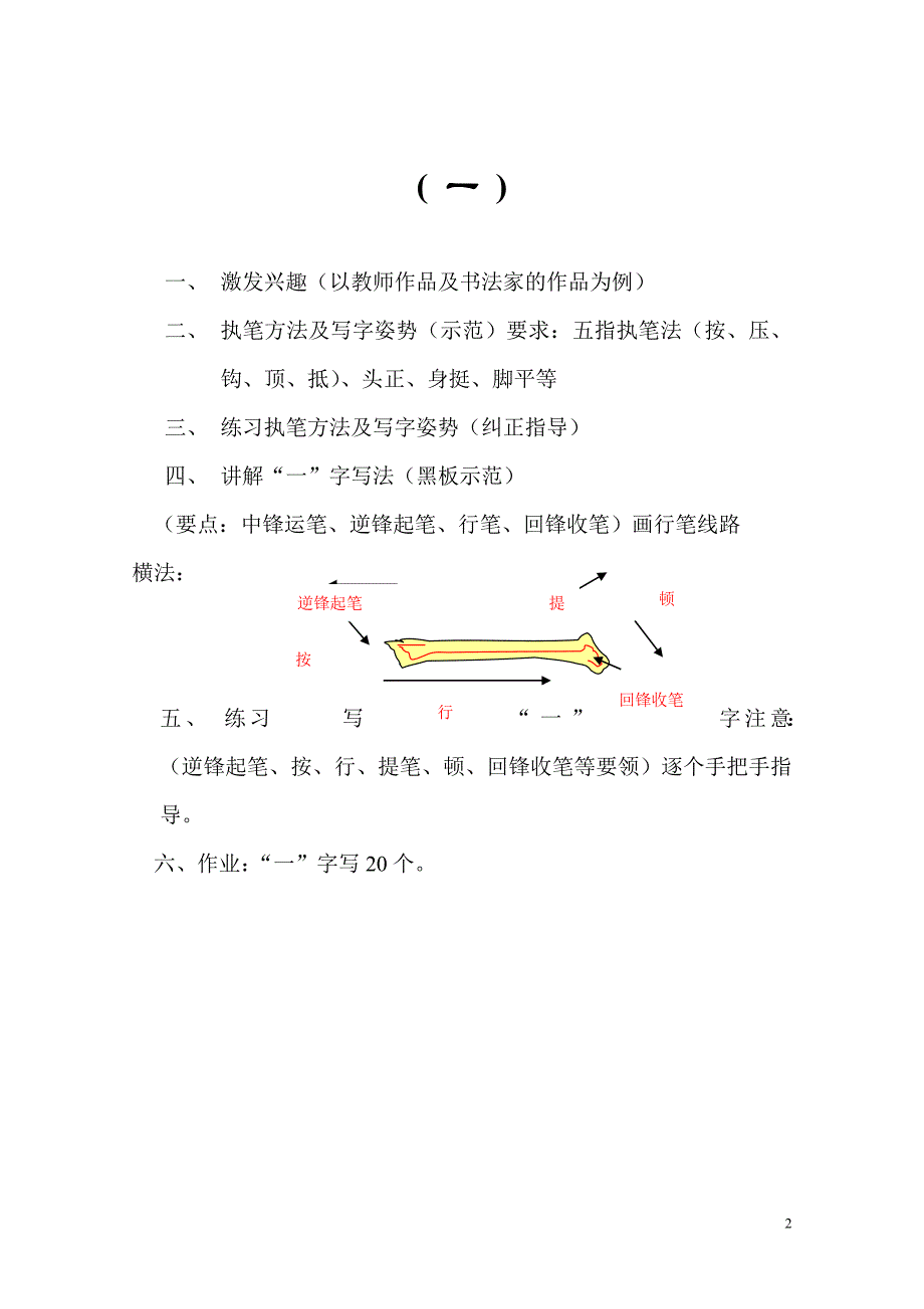 毛笔字基础教程(入门自学) (2).doc_第2页