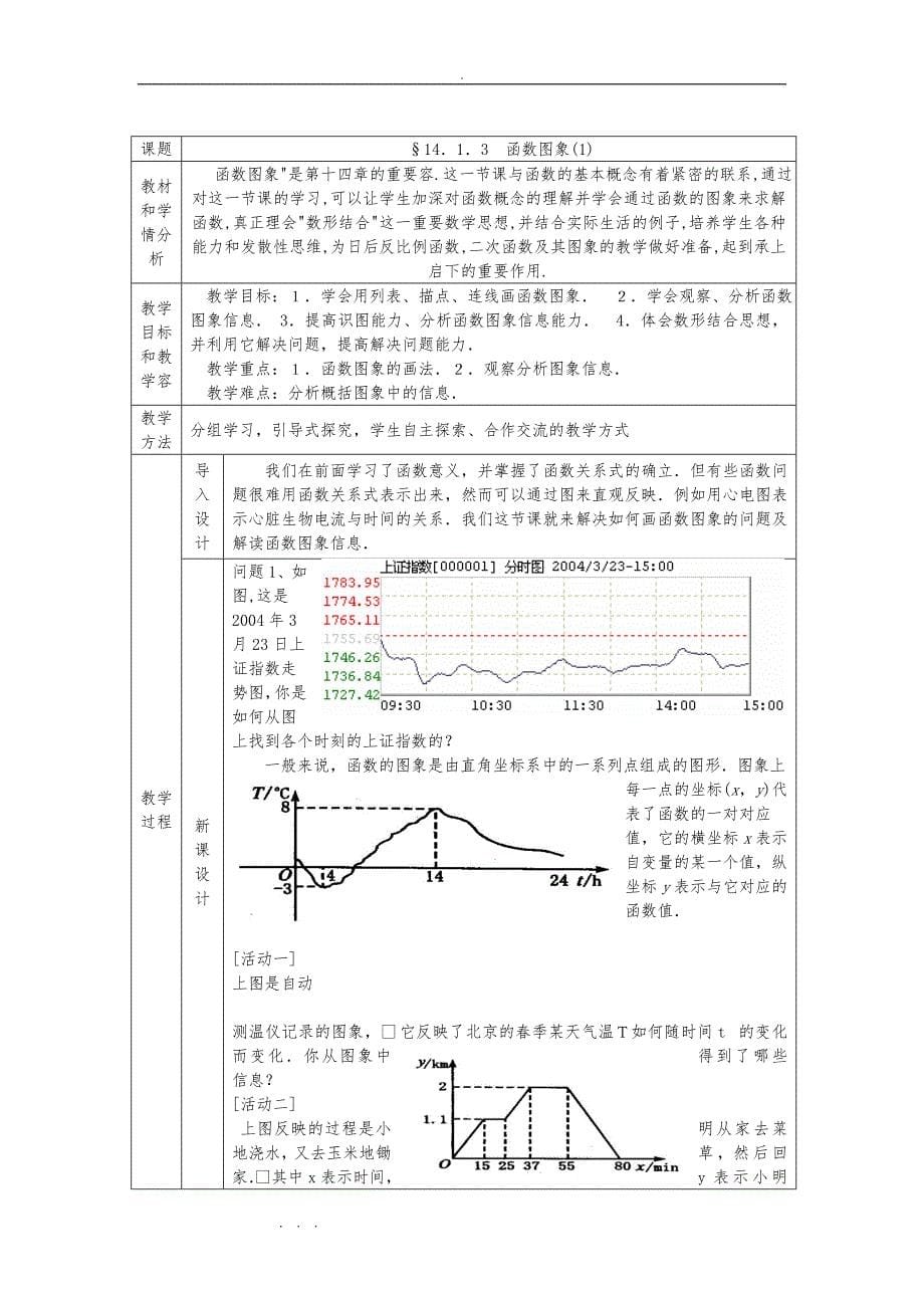 新人版八年级（下册）一次函数教（学）案_第5页