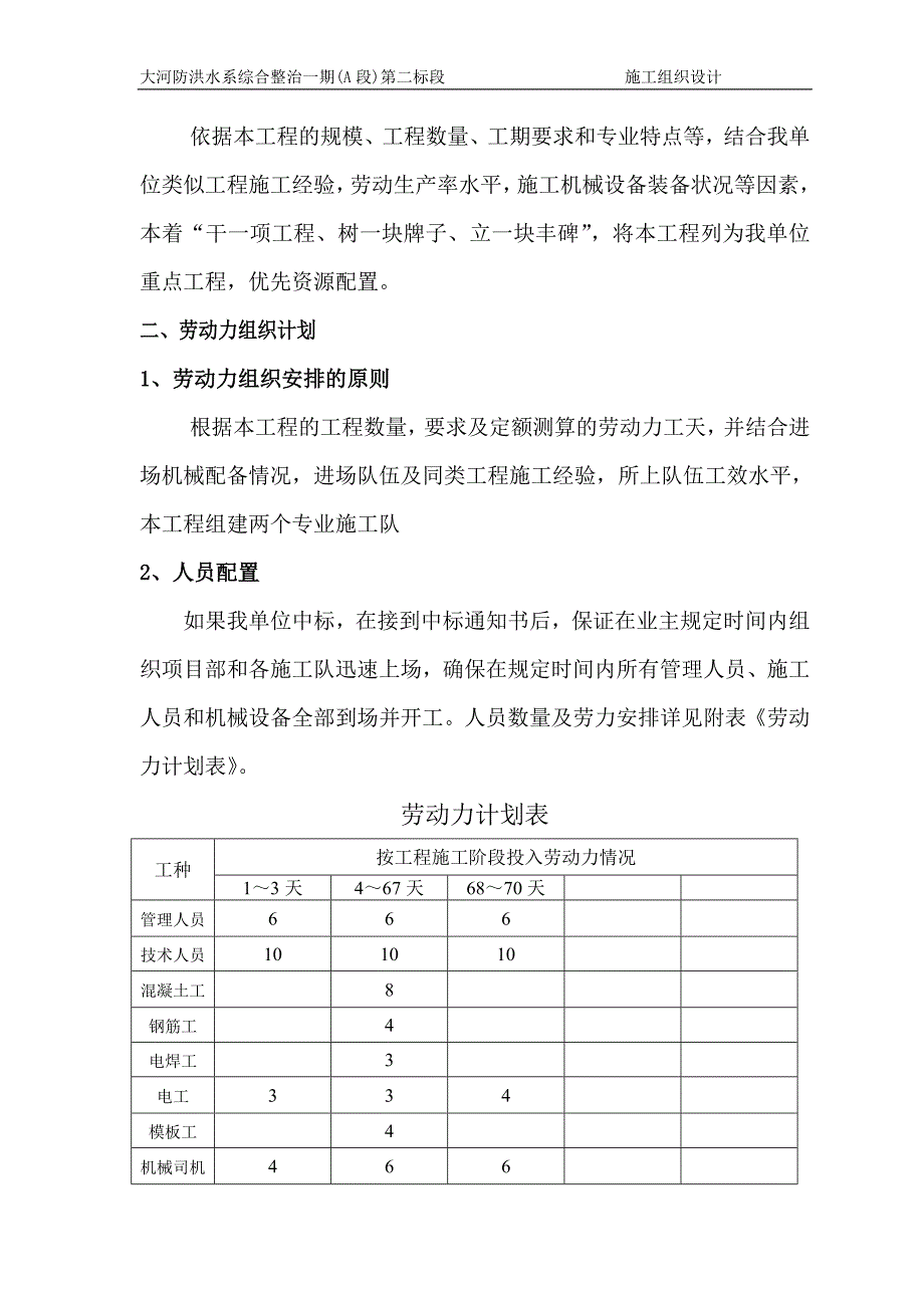 [云南]大河防洪水系综合整治施工组织设计_第4页