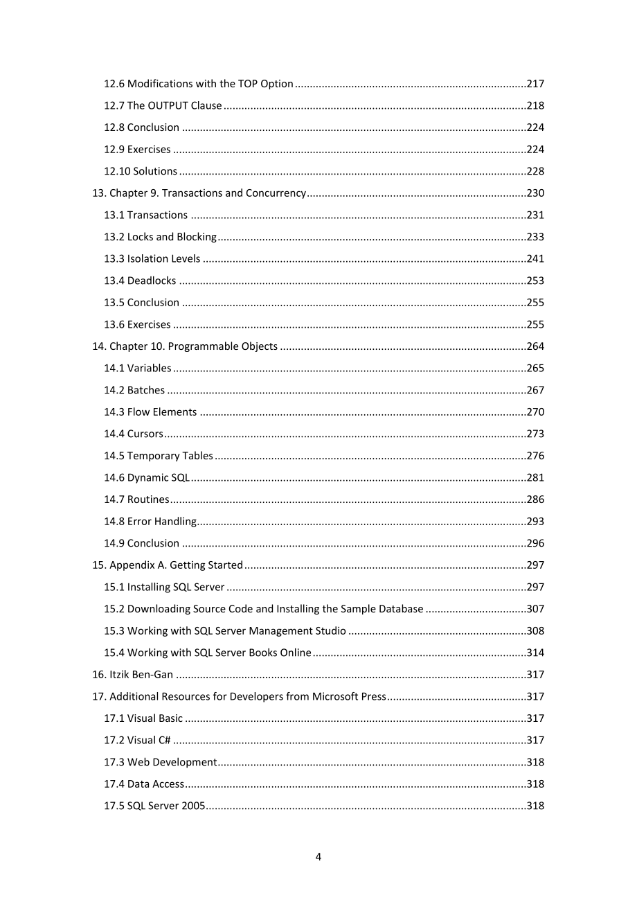 Microsoft SQL Server 2008 T-SQL Fundamentals.doc_第4页