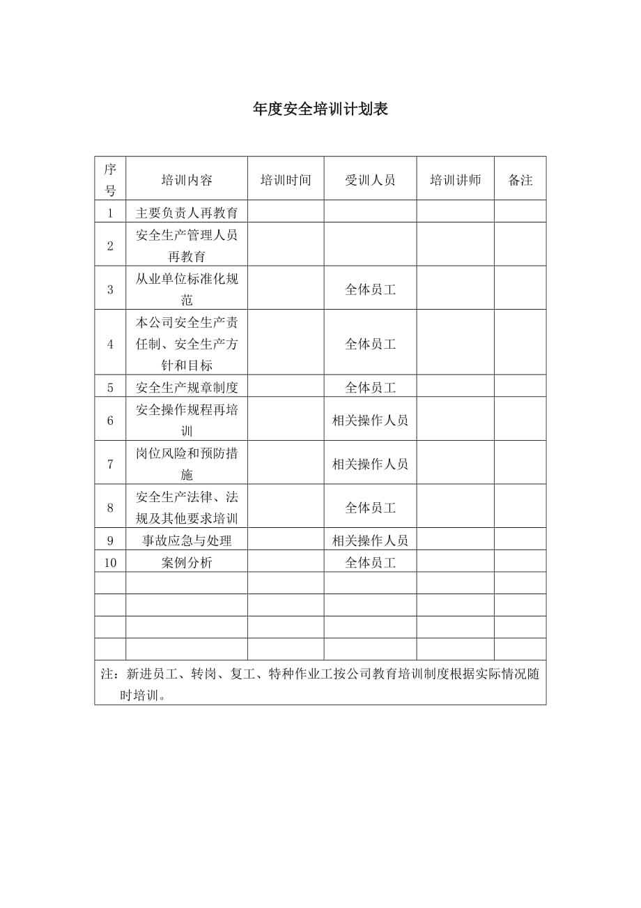 2020年教育培训表格4-13精品_第3页