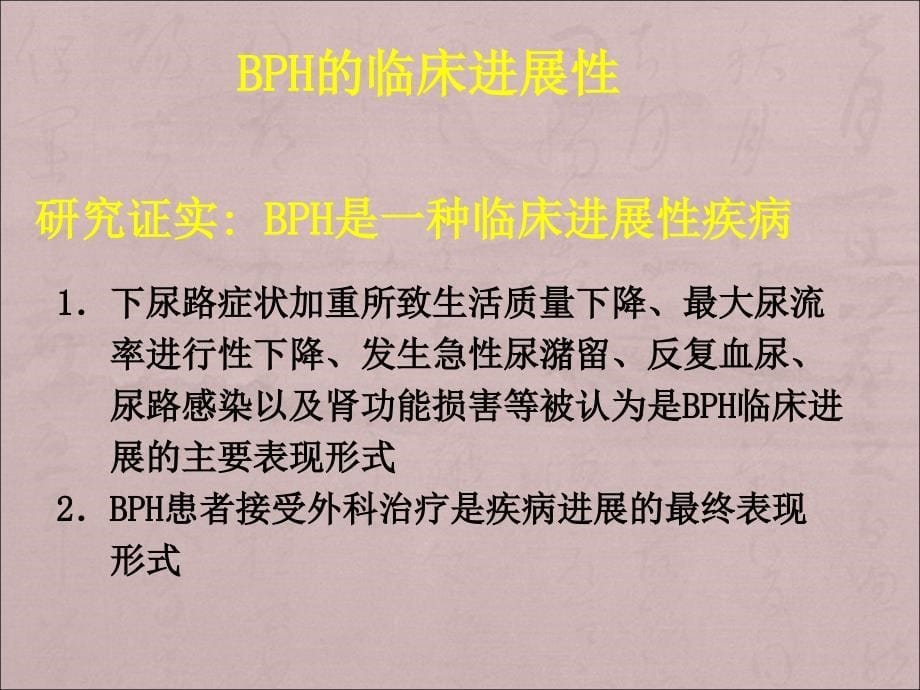 解读 B P H诊治指南评价保列治临床应用ppt医学课件_第5页