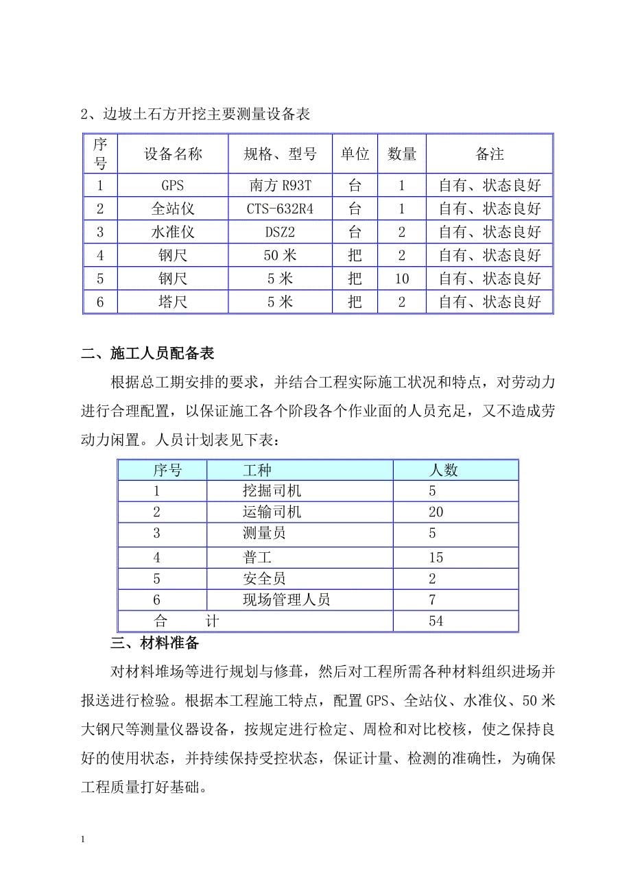 某边坡防护工程高边坡土方开挖专项方案研究报告_第5页