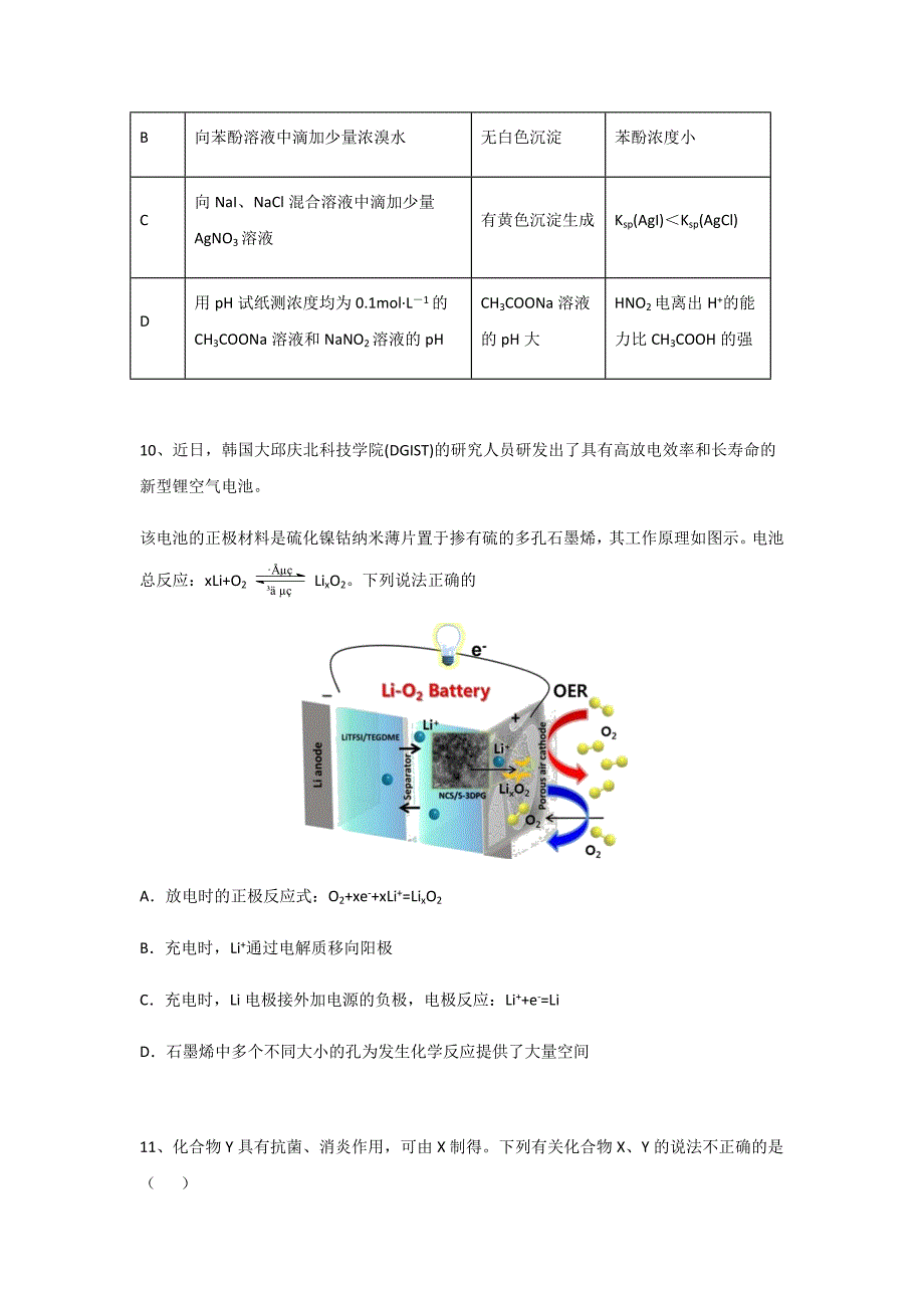 2020届高考化学模拟卷（三）（全国I卷）_第2页