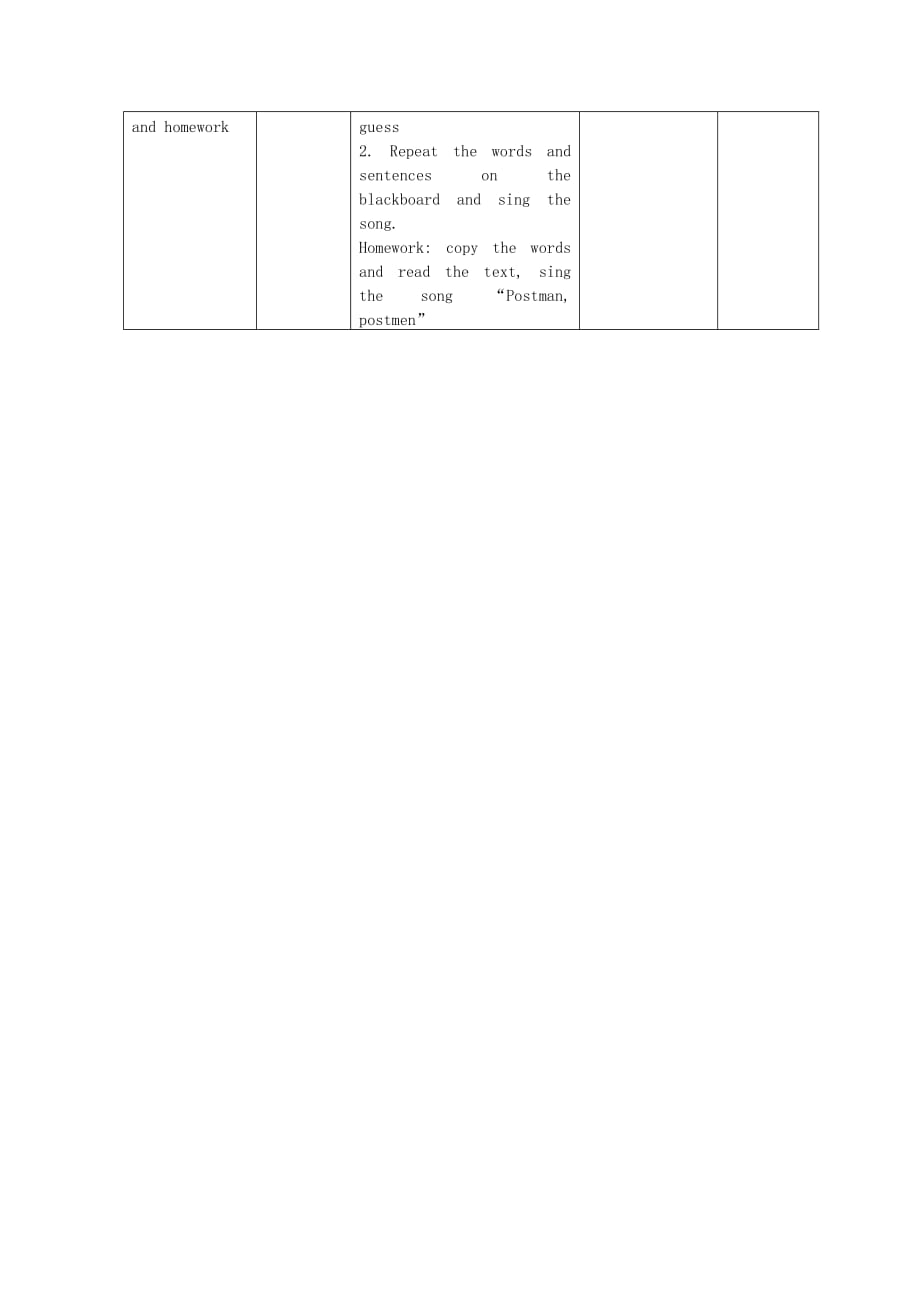 五年级英语下册 Module9 unit2（2）教案 外研版_第3页