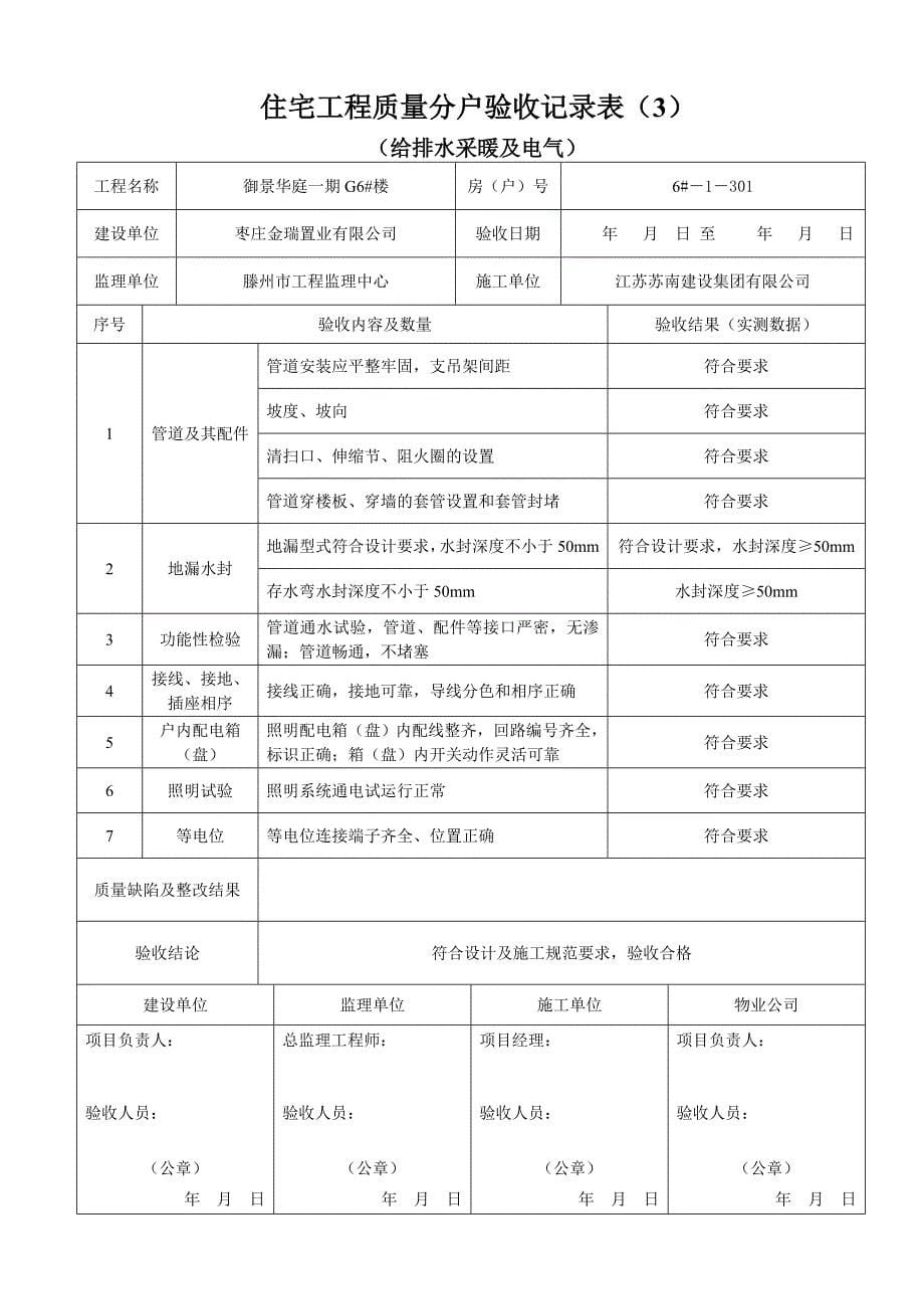 2020年分户验收表(3)(1)精品_第5页