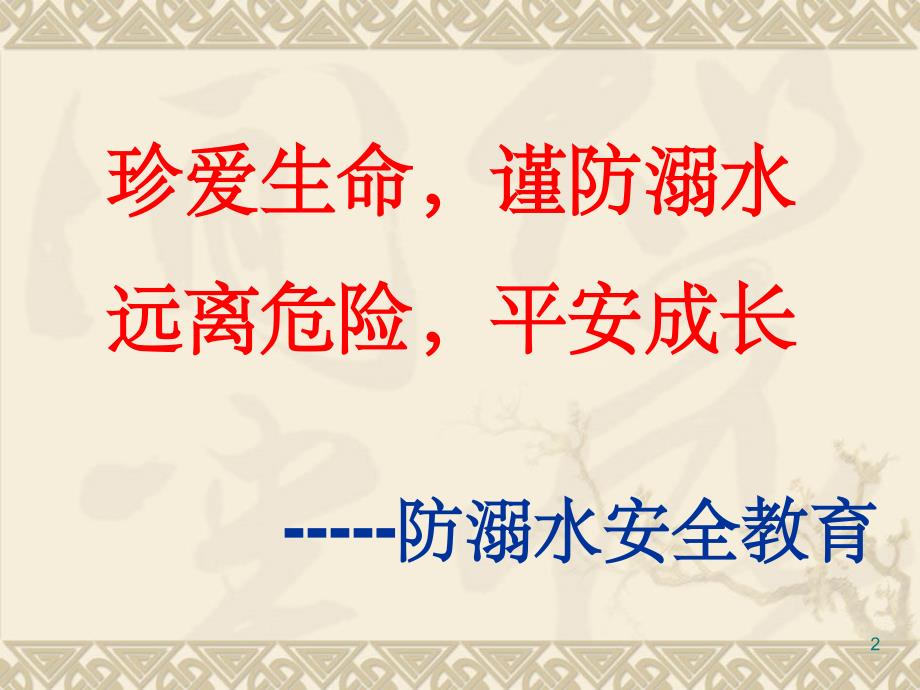 防溺水安全教育主题班会完美PPT幻灯片_第2页