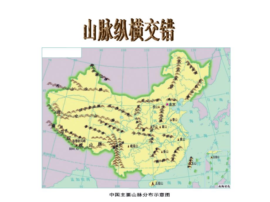 最新湘教版初中地理八年级上册《2第一节 中国的地形》PPT课件 (4)_第3页