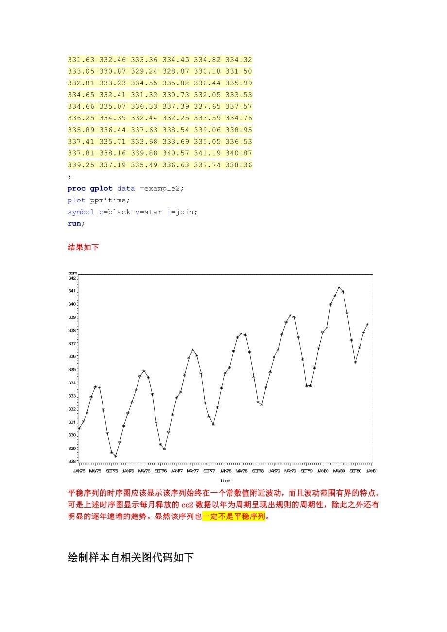 sas 时间序列课后作业 相关系数.doc_第5页