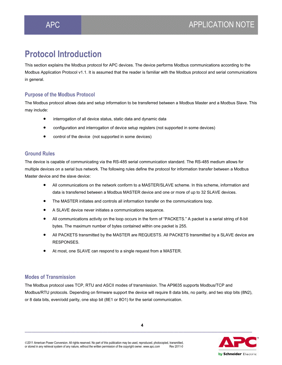 APC PX 通讯协议(AP9635通讯协议_第4页