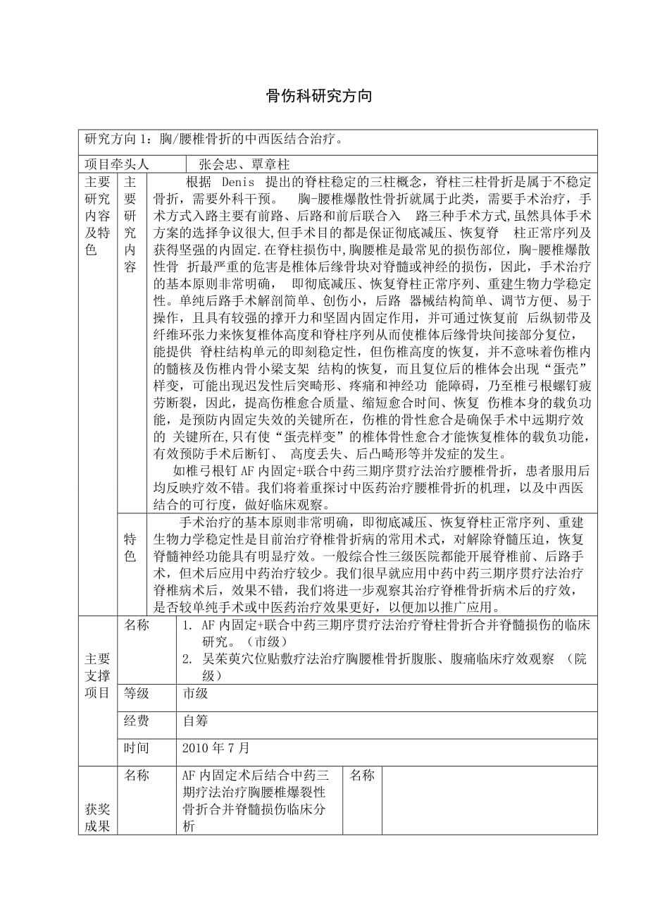 重点专科研究方向_第1页