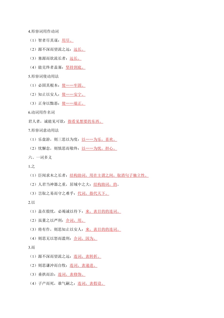 2020年高一语文下册文言文专题09《 谏太宗十思疏》知识梳理_第4页