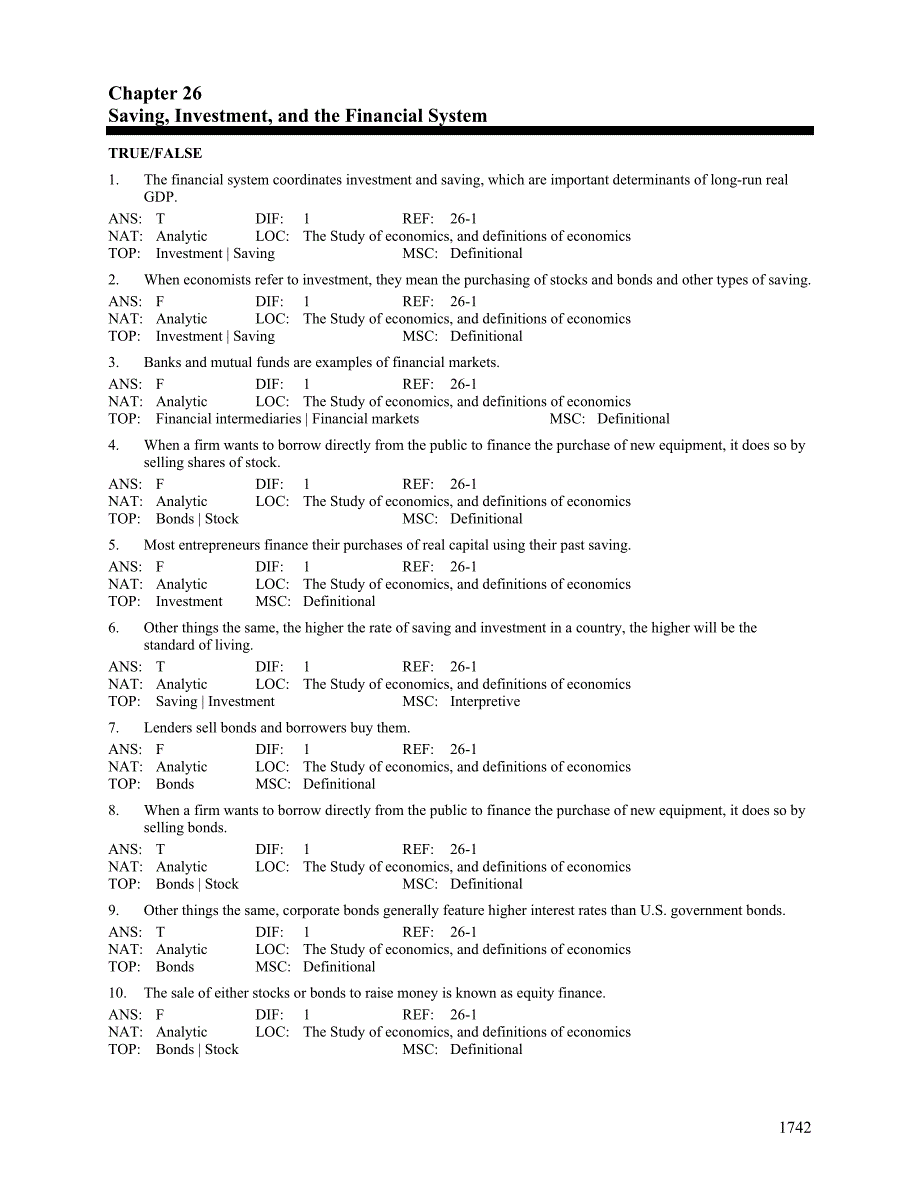 5学原理》(宏观)第五版测试题库 (26)_第1页