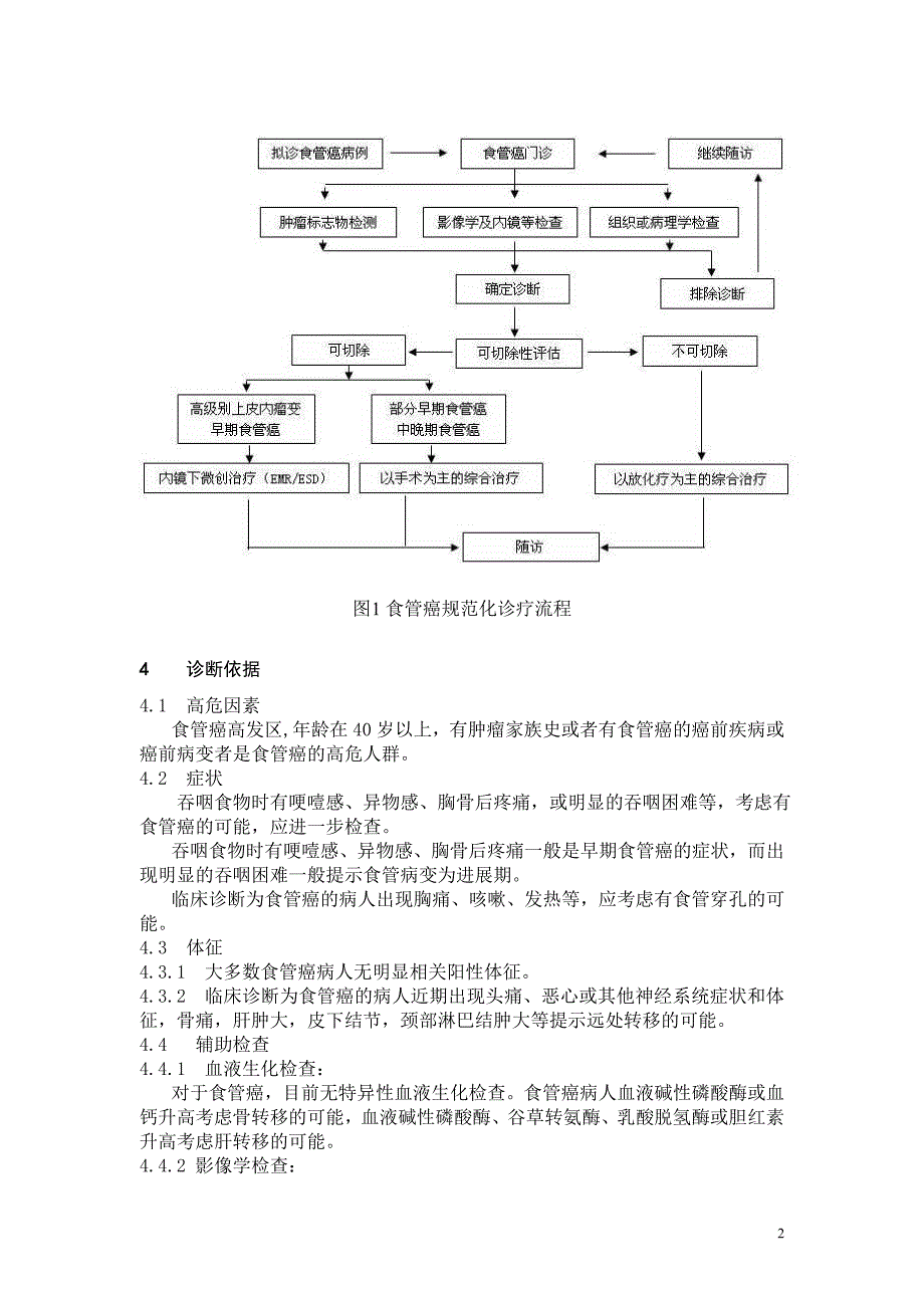 2020年卫生部食管癌规范化诊治指南精品_第2页
