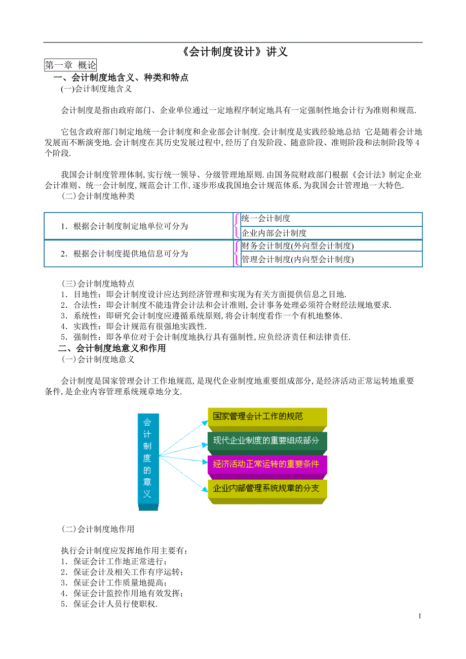 《会计制度设计》听课笔记[].doc_第1页