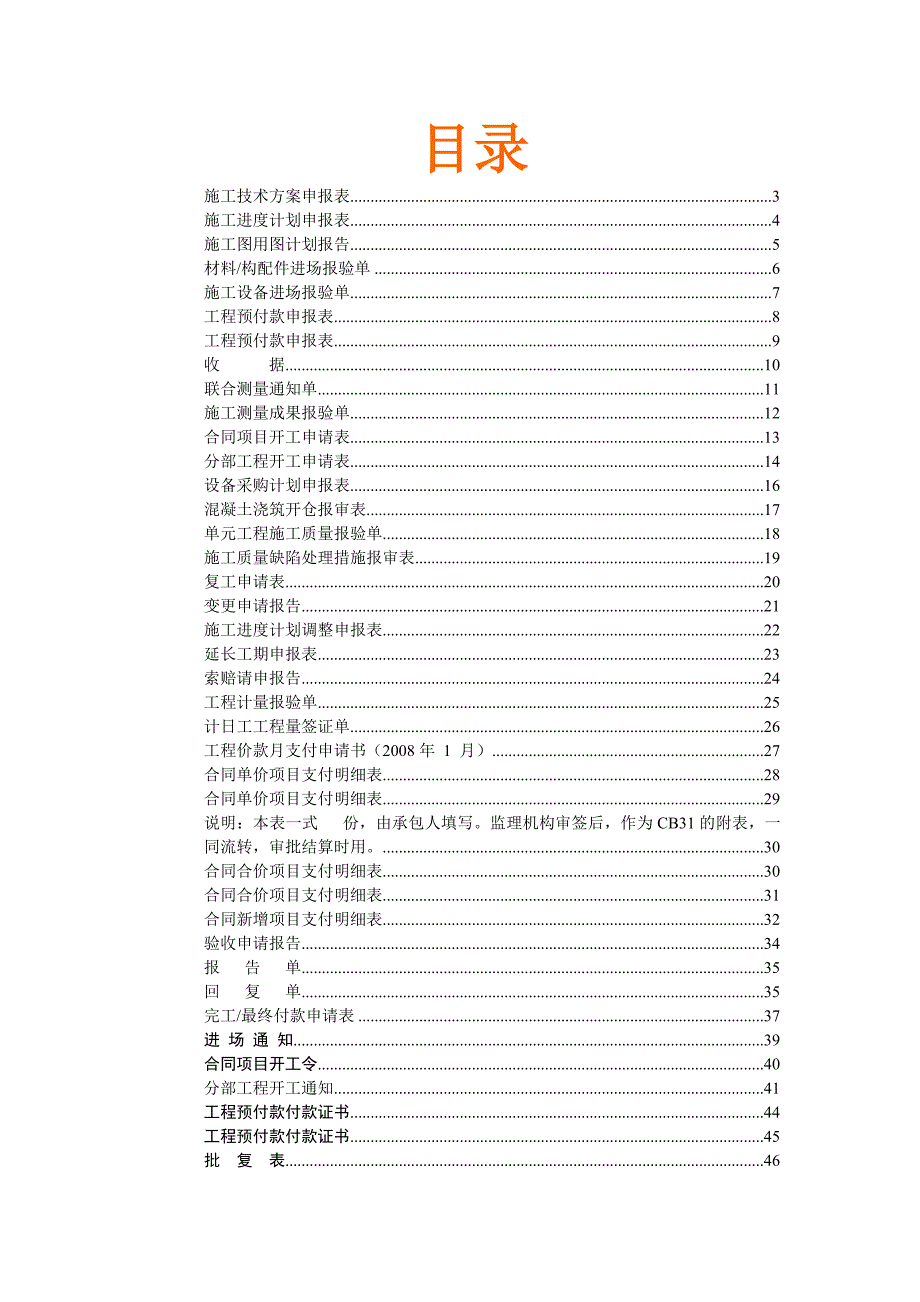 2020施工程序表精品_第1页