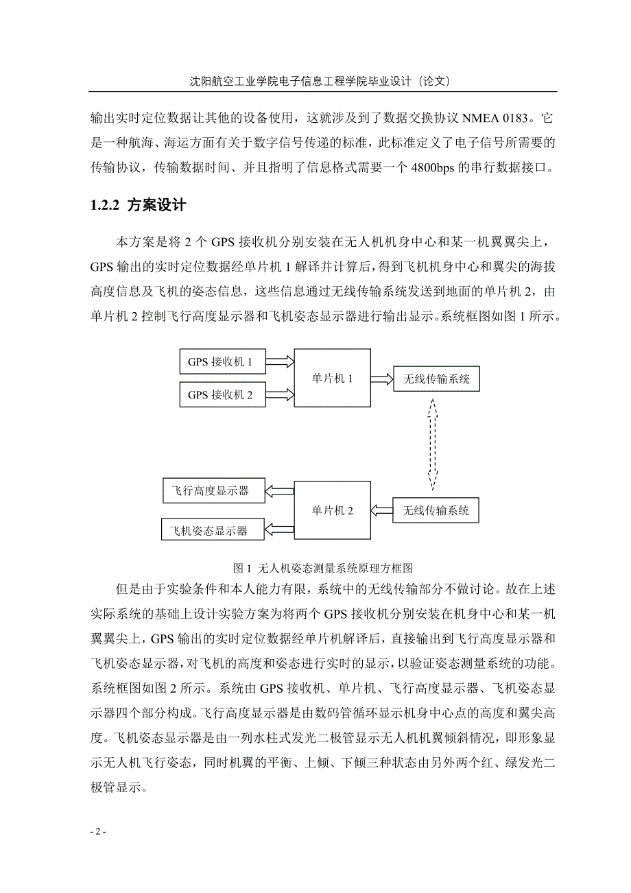 毕业设计（论文）-基于GPS的姿态测量系统的设计.doc_第2页