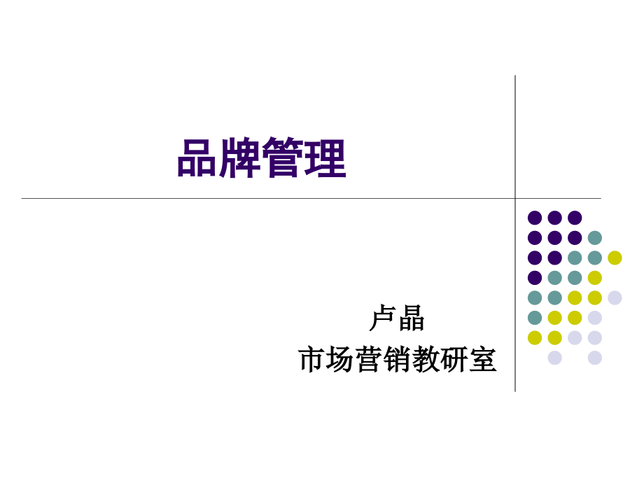 品牌管理第一章_第1页