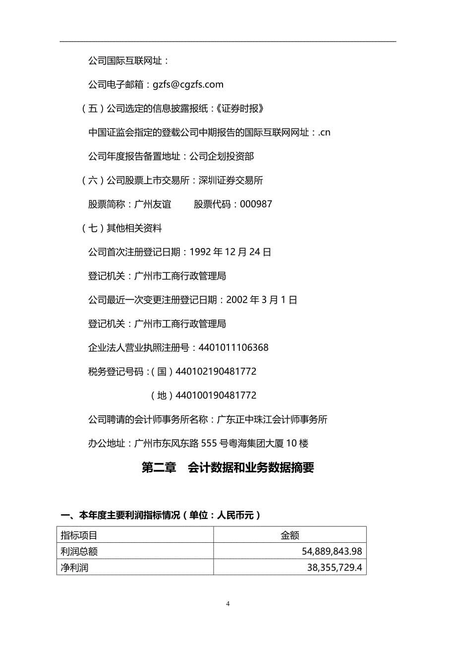 2020年广州友谊商店股份有限公司_第5页