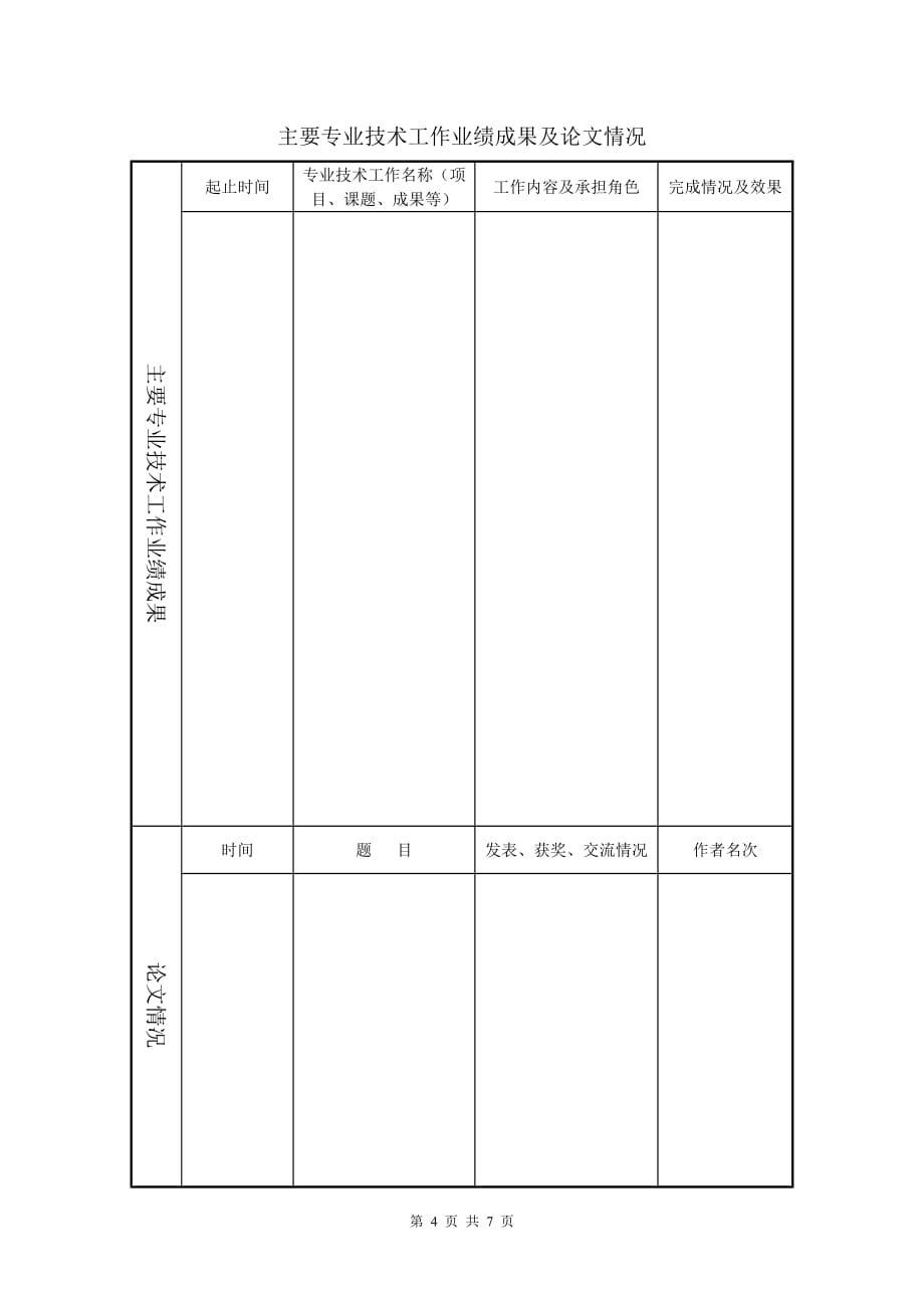 2020审定初级专业技术资格呈报表19051510精品_第4页