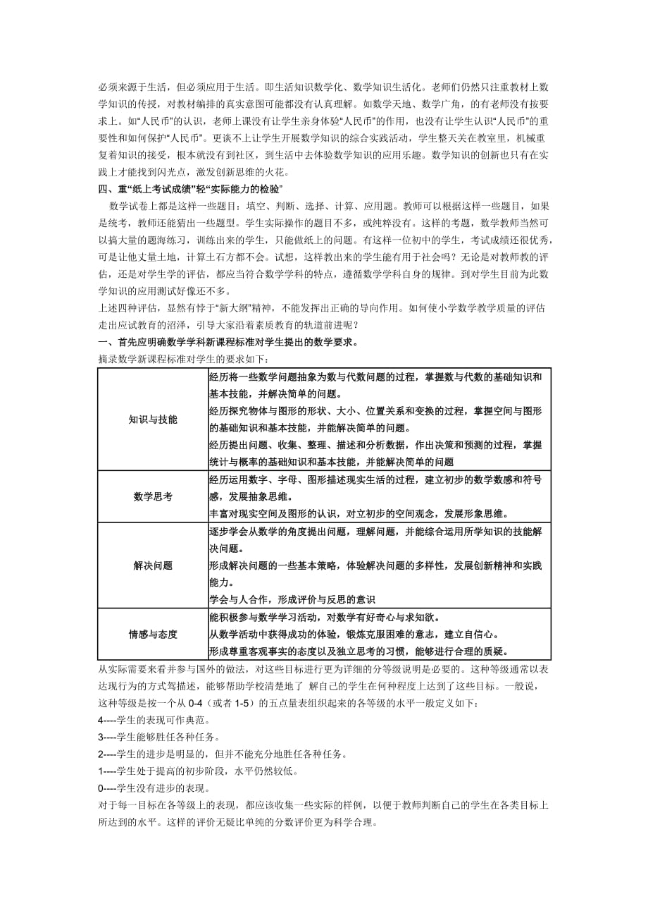 小学英语教学论文 破茧重生 百花齐放优化数学教学质量评估（通用）_第2页