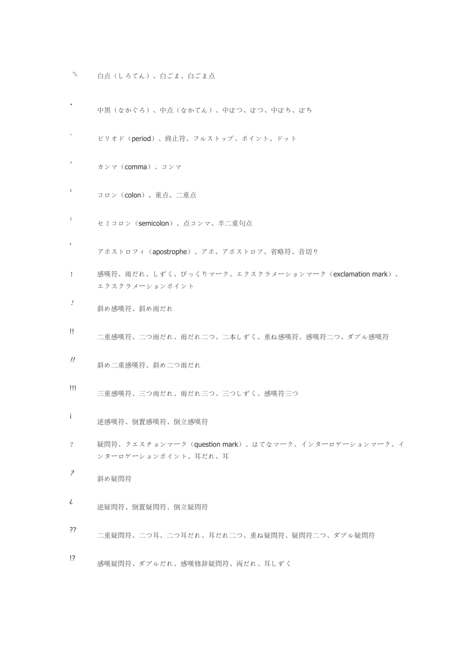 符号的日语说法_第3页