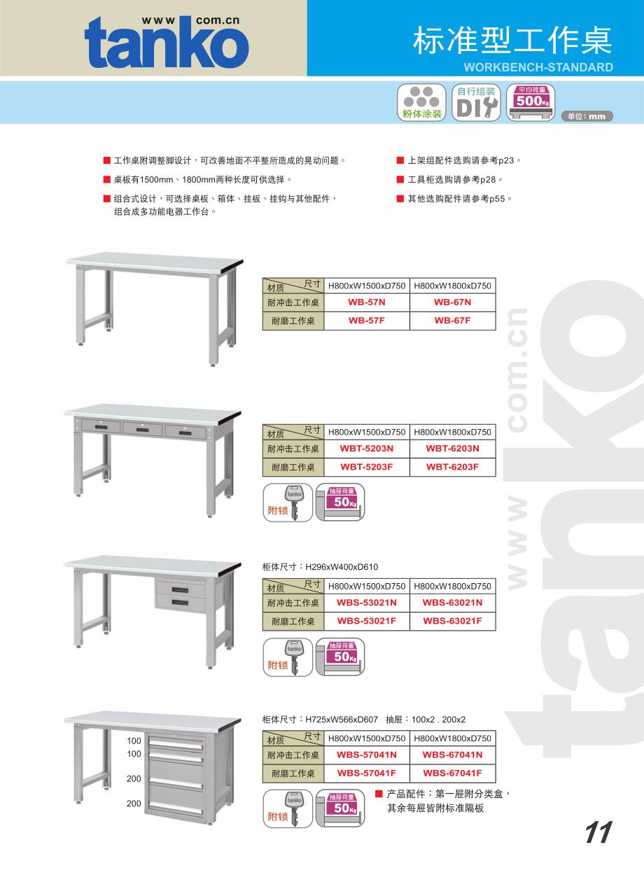 标准型工作桌_第2页