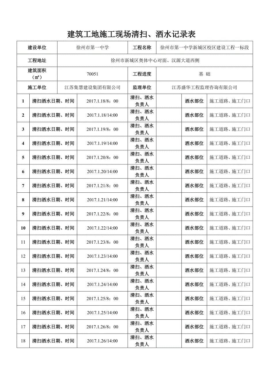 2020建筑工地施工现场洒水记录表精品_第3页