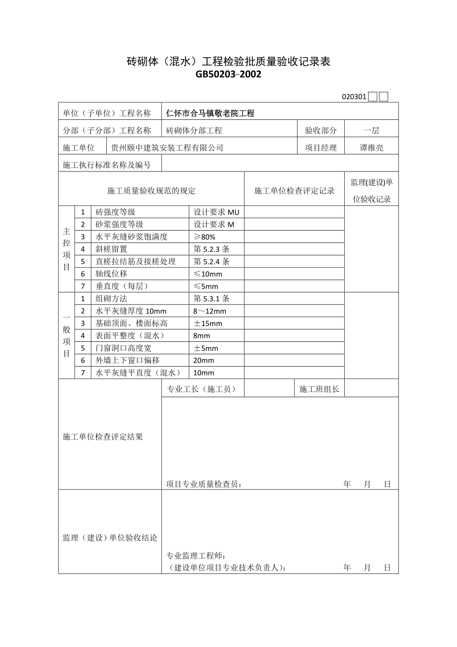 2020全套装饰装修工程检验批报验申请表精品_第2页