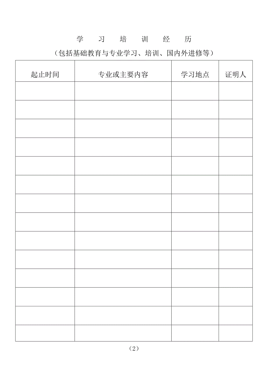 20201《专业技术职务任职资格评审表》精品_第4页