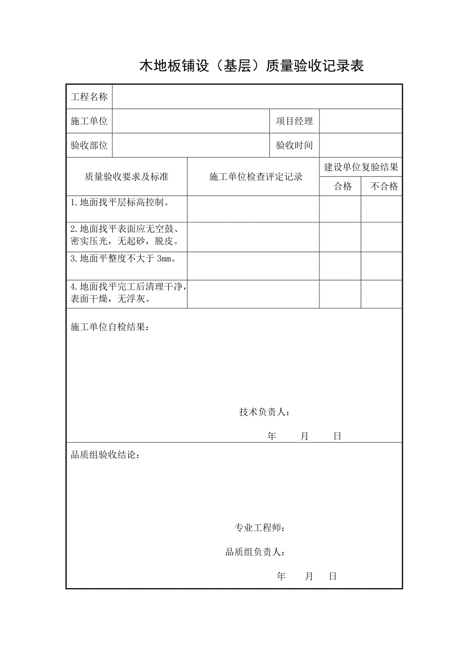 2020精装修验收表格（DOC32页）精品_第3页