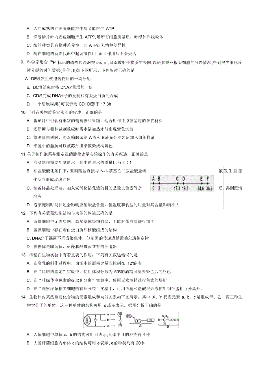 最新-四川省遂宁二中2018-2019高二下学期期末考试模拟生物试卷【带答案】_第2页