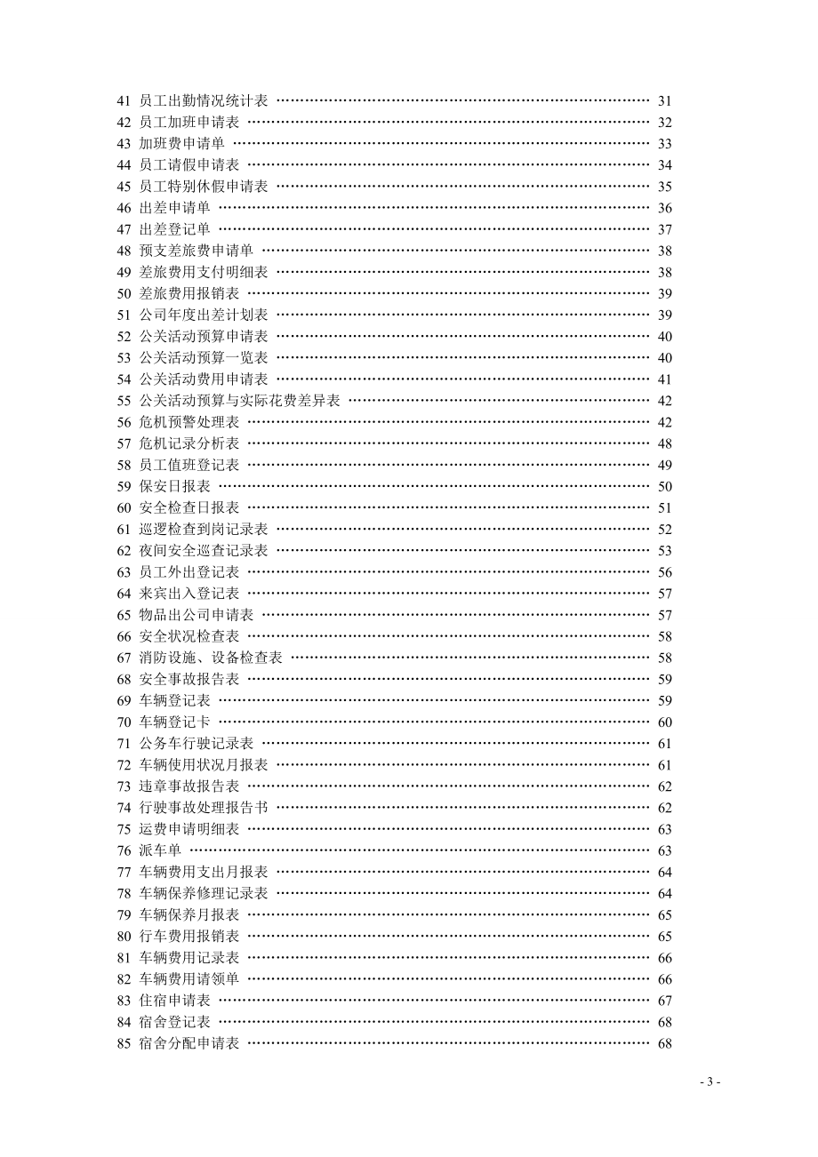 2020行政人力资源管理全套表格(word256页)精品_第3页