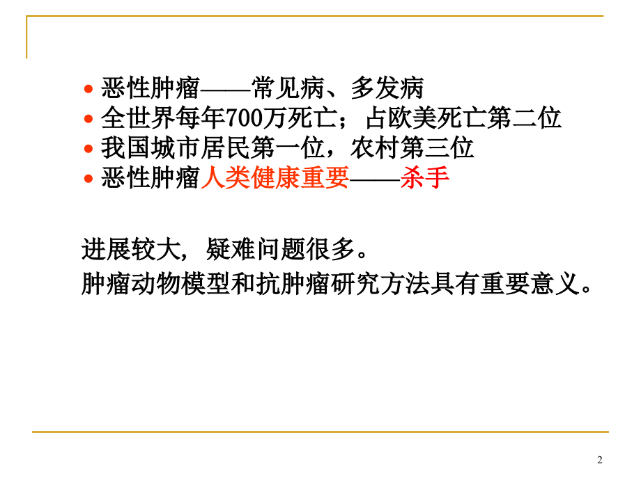 肿瘤动物模型和抗肿瘤药物的研究方法1_第2页