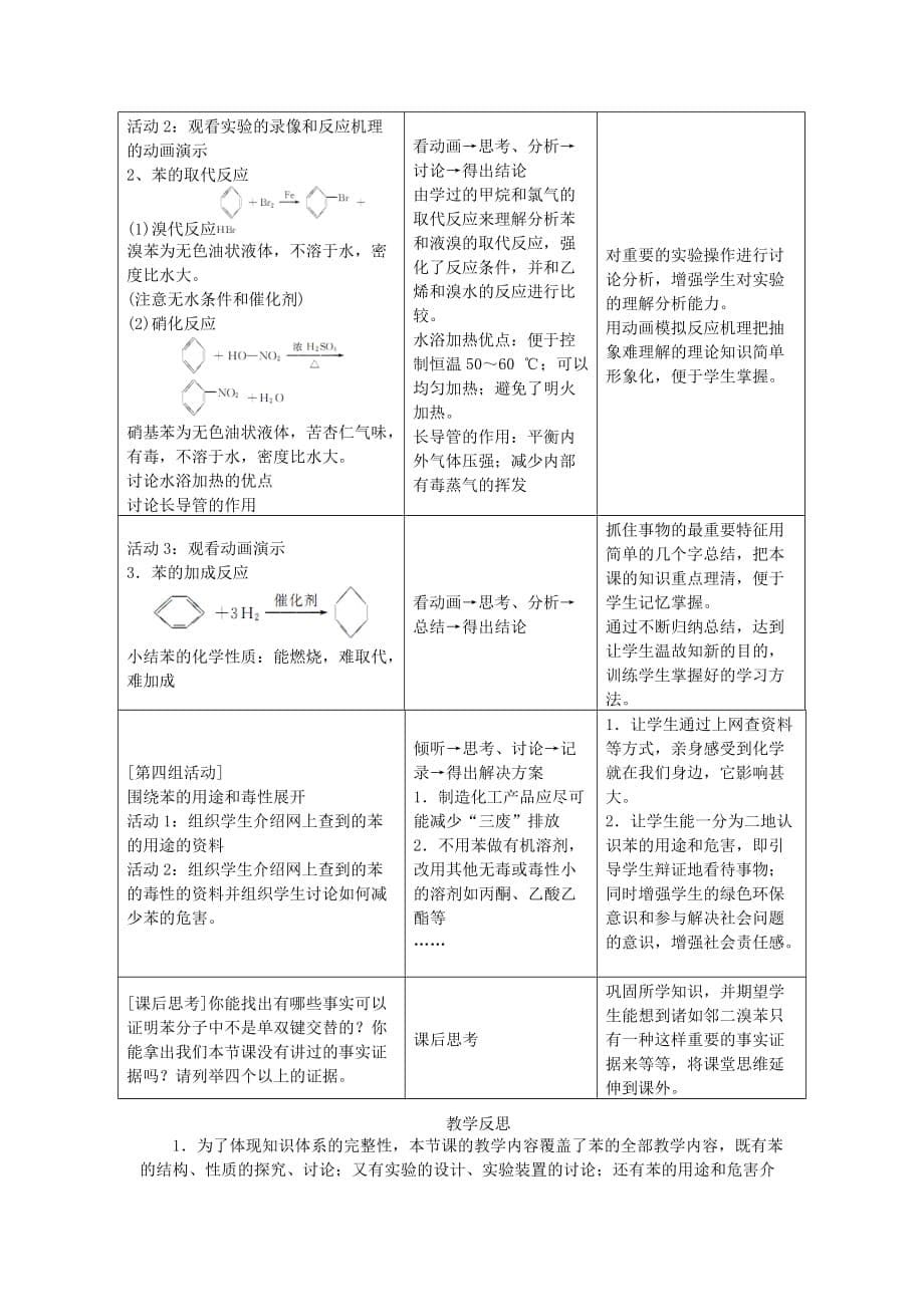 2020年高中化学 第三章 有机化合物 第二节 来自石油和煤的两种基本化工原料（第3课时）教案 新人教版必修2_第5页