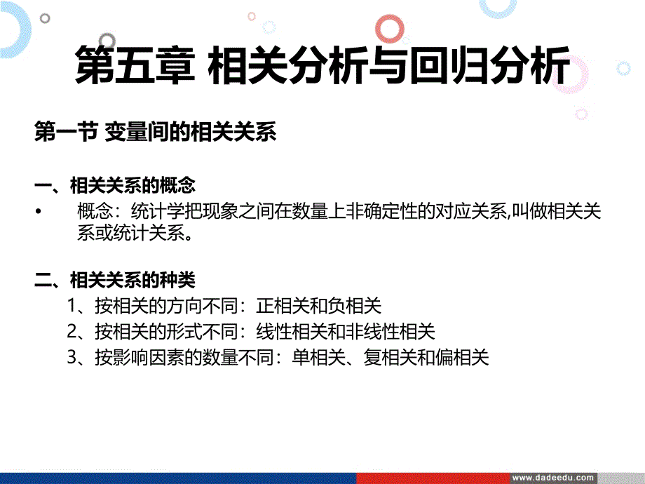 自考统计学第五章：相关分析与回归分析(PPT)_第2页