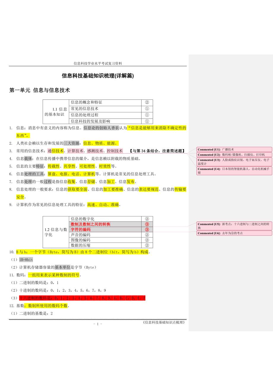 fail1106上海高一信息科技会考总复习知识点 详解.doc_第1页