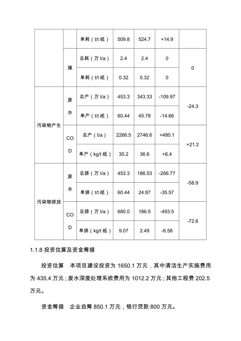 某纸业公司7.5万吨年造纸生产线清洁生产与废水深度处理项目可行性实施计划书_第3页