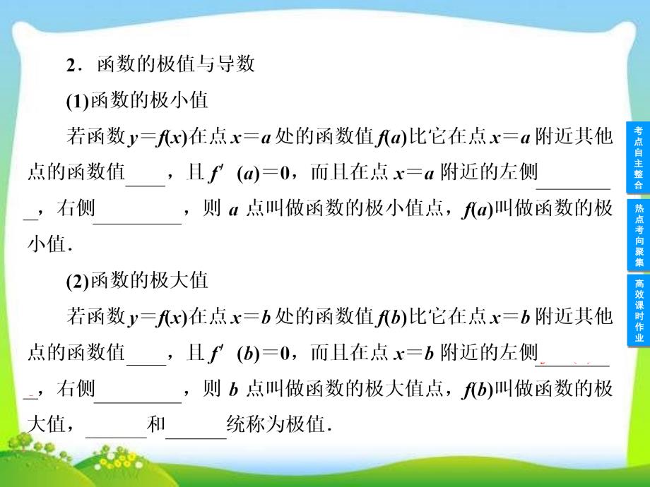 高考数学专题二函数导数及其应用《第十二节导数在研究函数中的应用与生活中的优化问题举例》_第4页