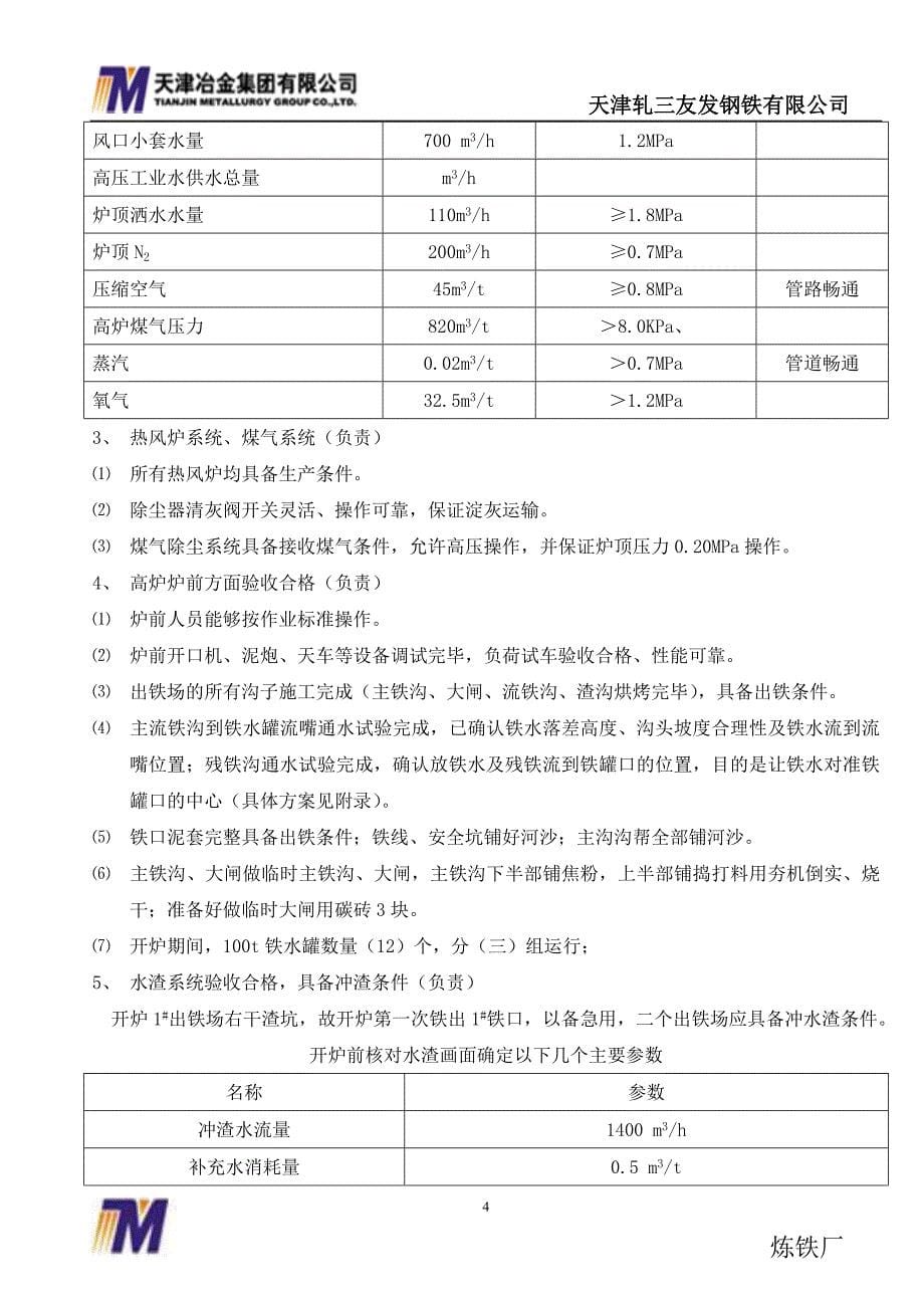 轧三高炉开炉方案.doc_第5页