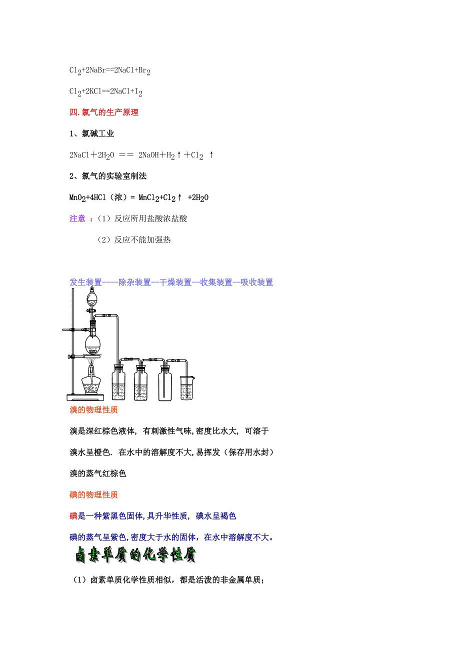 江苏省灌云县第一中学高中化学 复习资料（全册）苏教版必修1_第3页