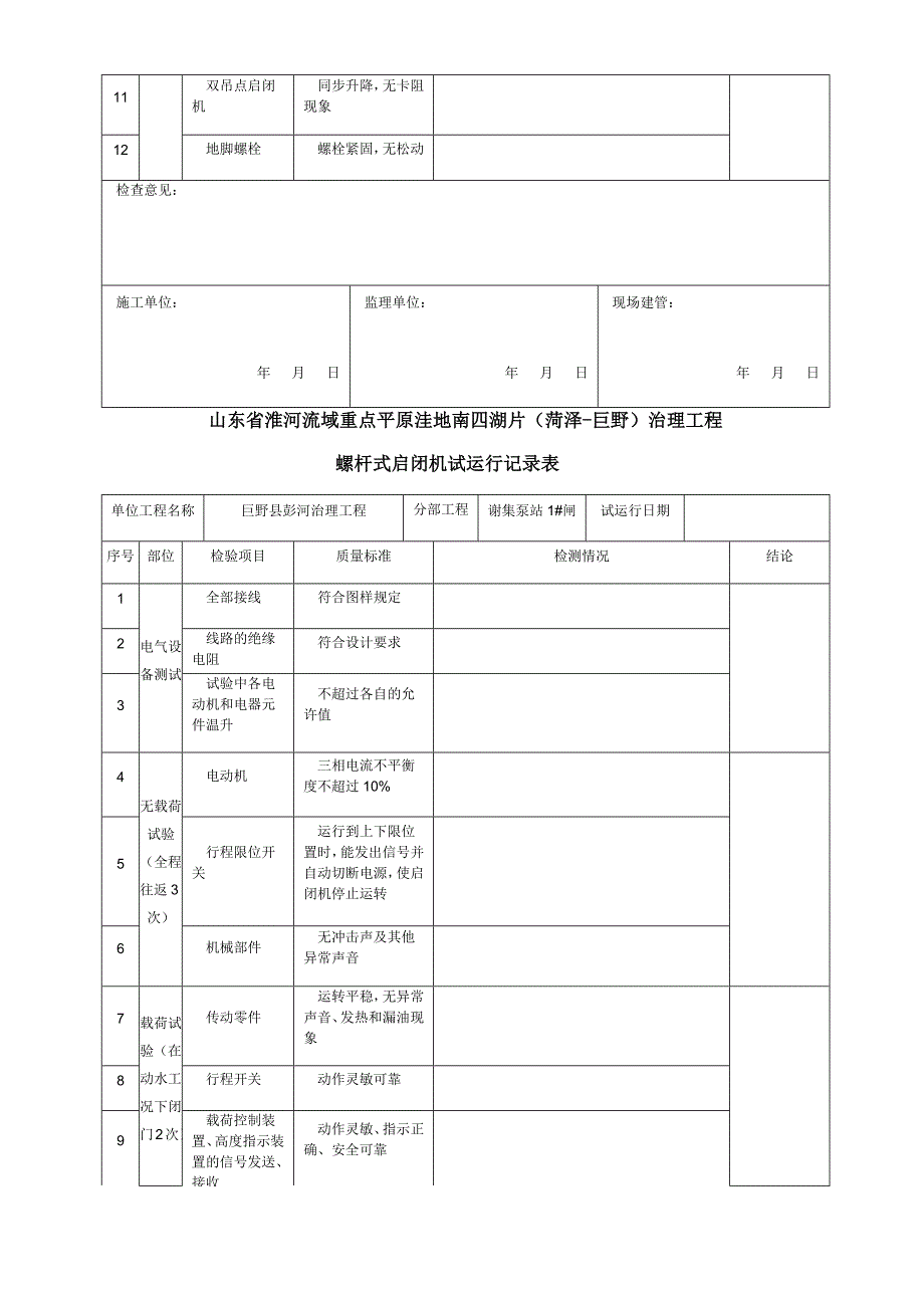 启闭机试运行记录---副本_第4页