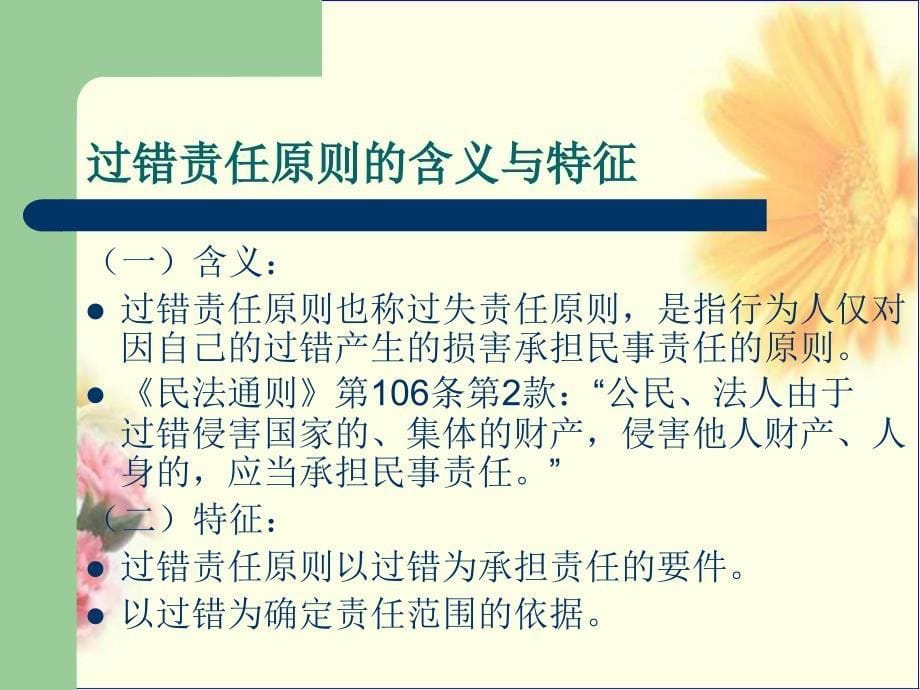 民法 侵权行为法的规则原则课件PPT_第5页