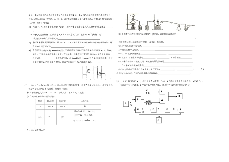 2020届宣威八中高三化学第四次理科综合能力测试 人教版_第4页