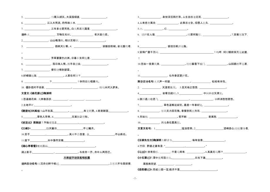 诗文名句默写全六册完整版已排好.doc_第2页
