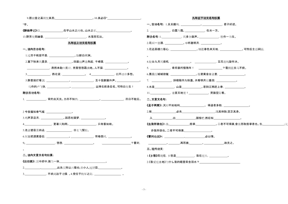 诗文名句默写全六册完整版已排好.doc_第3页