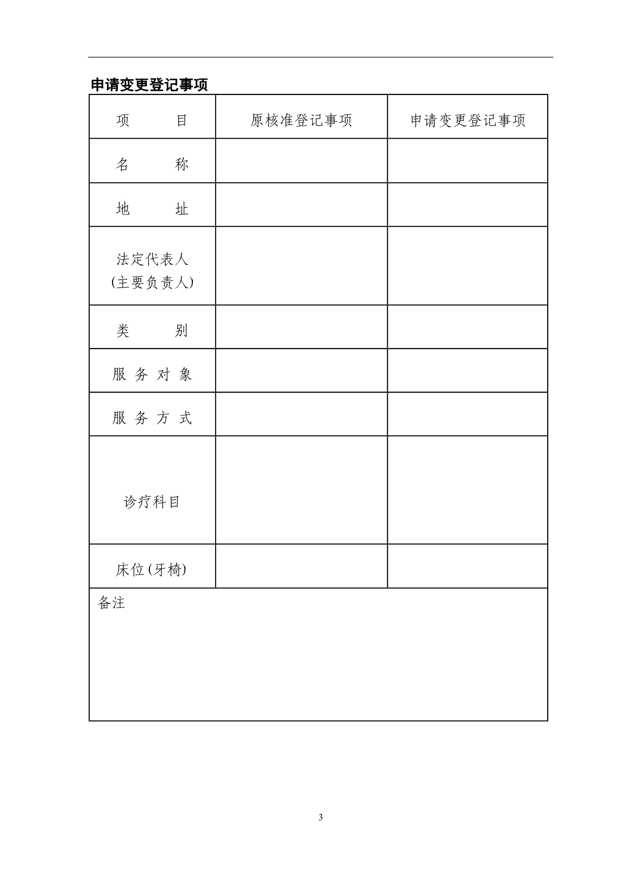 医疗机构申请变更登记注册书知识课件_第4页