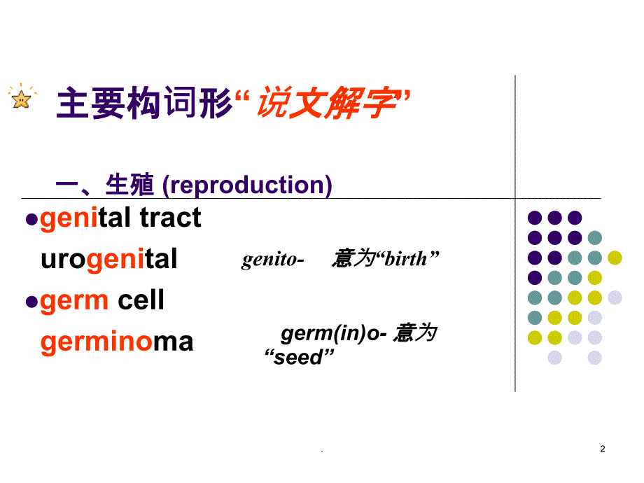 妇产科专业英语ppt课件_第2页