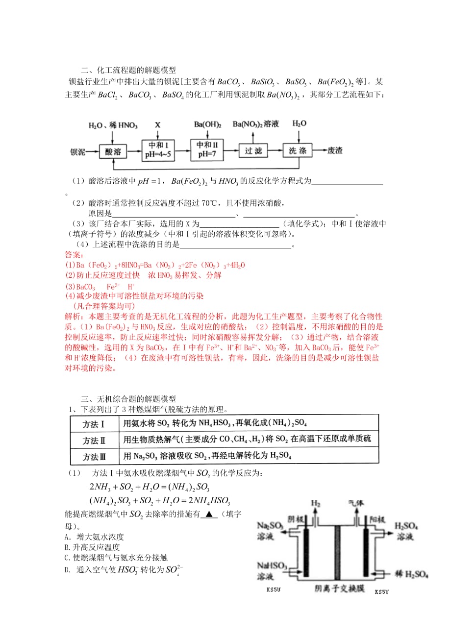 江苏省栟茶高级中学校本化资料高考化学 考前一周自主复习（2）（通用）_第2页